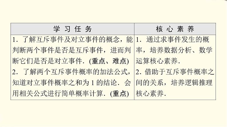 苏教版高中数学必修第二册第15章15.3第1课时互斥事件课件第2页