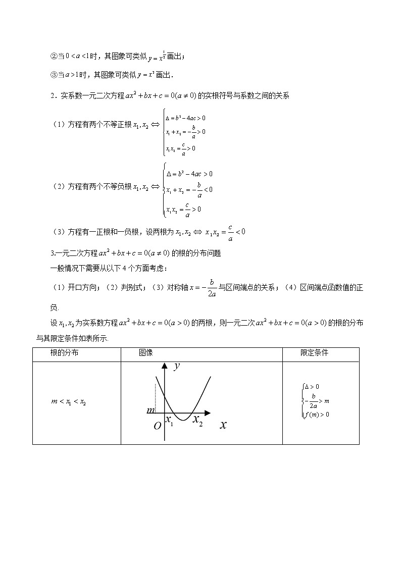 数学专题讲与练-考向09《幂函数与二次函数》（重点）全能练（新高考地区专用）03