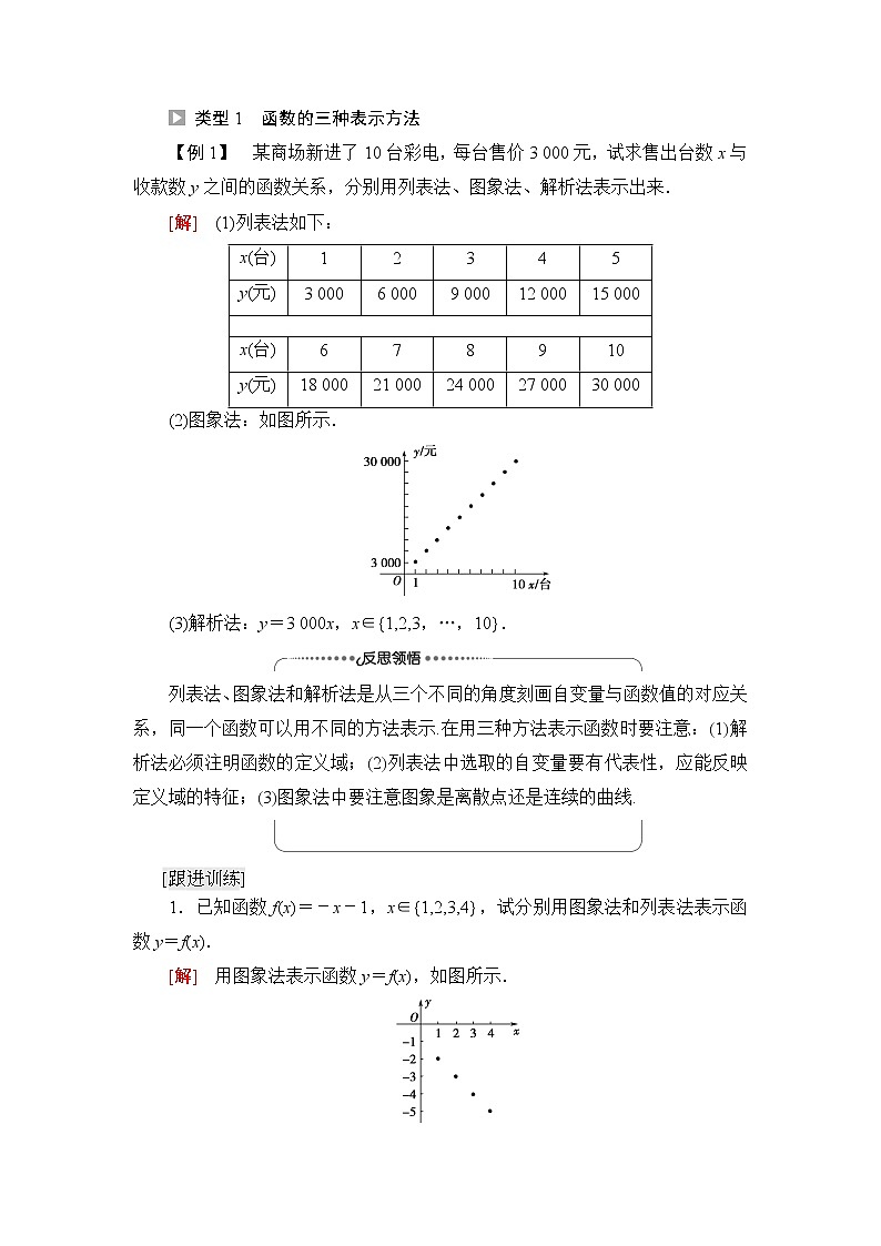 湘教版高中数学必修第一册第3章 3.1 3.1.2表示函数的方法课件+学案+练习含答案03