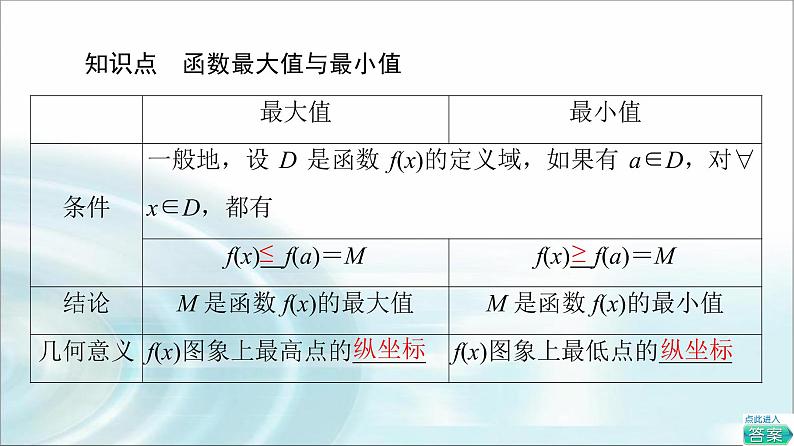 湘教版高中数学必修第一册第3章 3.2 3.2.1第2课时函数的最大(小)值课件+学案+练习含答案06