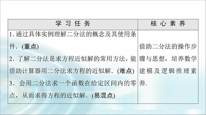 湘教版高中数学必修第一册第4章 4.4 4.4.2计算函数零点的二分法课件+学案+练习含答案02