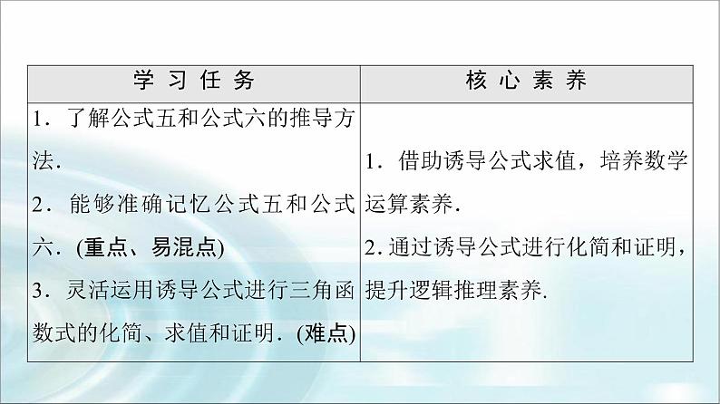 湘教版高中数学必修第一册第5章 5.2 5.2.3第2课时诱导公式五和公式六课件+学案+练习含答案02