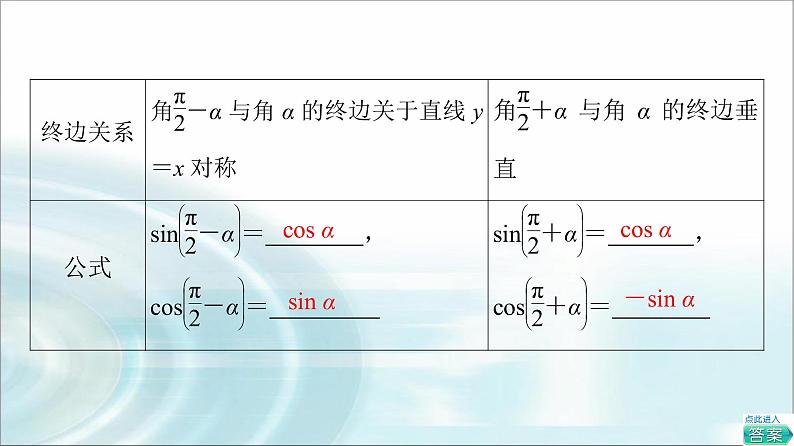 湘教版高中数学必修第一册第5章 5.2 5.2.3第2课时诱导公式五和公式六课件+学案+练习含答案06