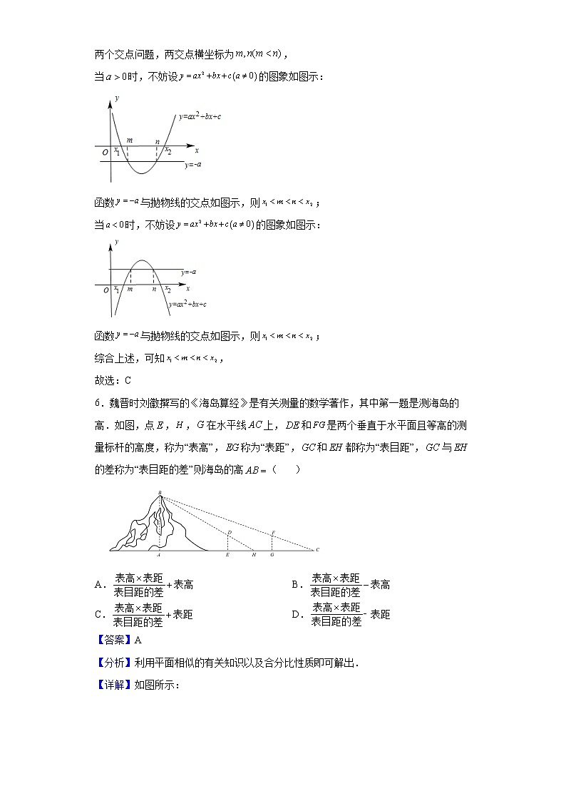 2022-2023学年湖北省武汉市华中师范大学第一附属中学高一上学期新生入学测试数学试题含解析03