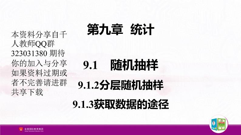 新人教版高中数学必修第二册全套PPT课件（中学数学教材全解）01