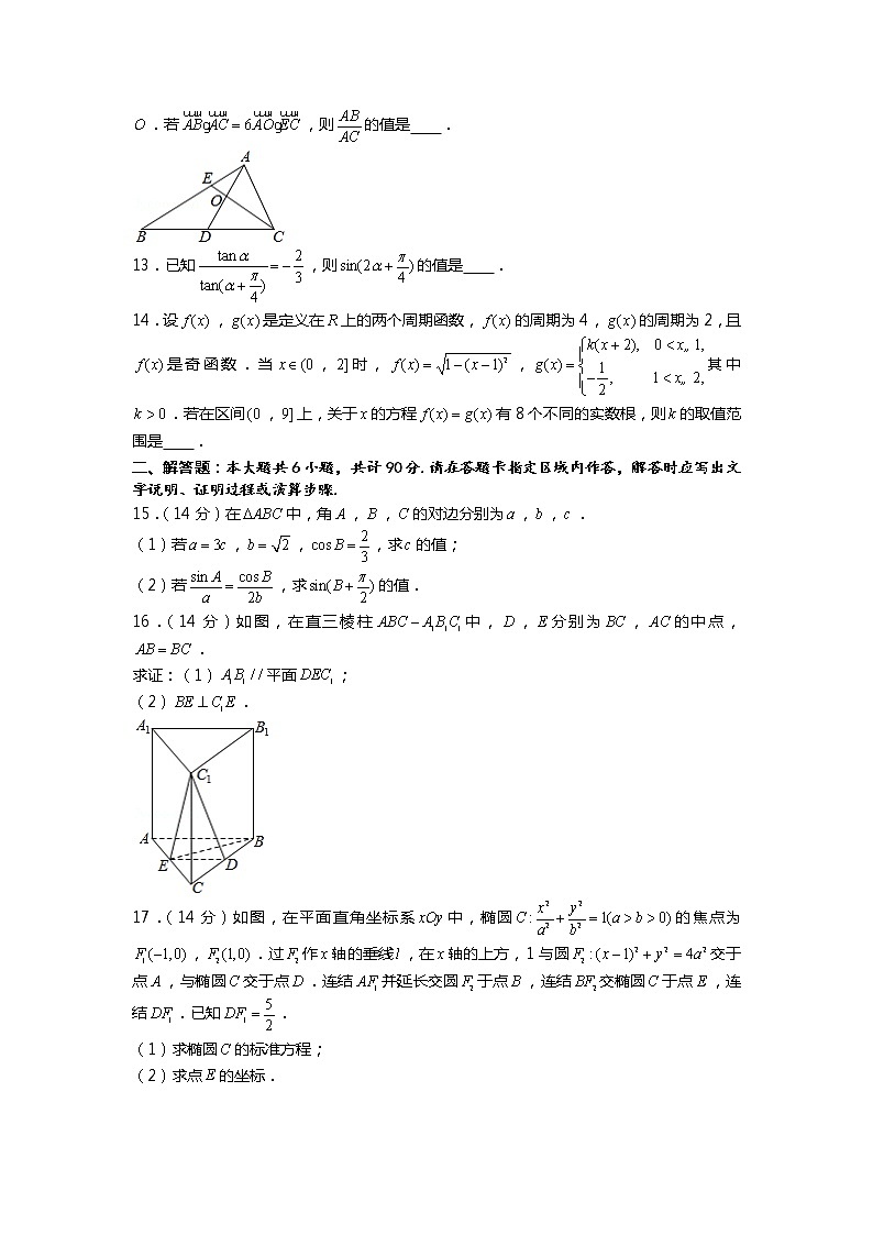 2019年江苏省高考数学试卷第2页