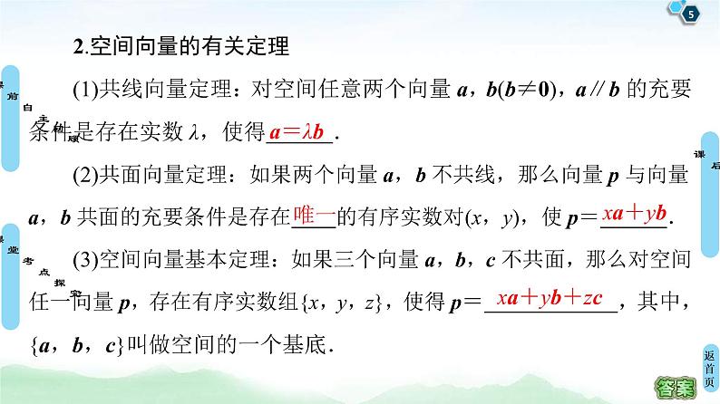 高考数学(理数)一轮复习讲与练8.5《空间向量的运算及应用》（3份打包，课件+教案+配套练习，含解析）05