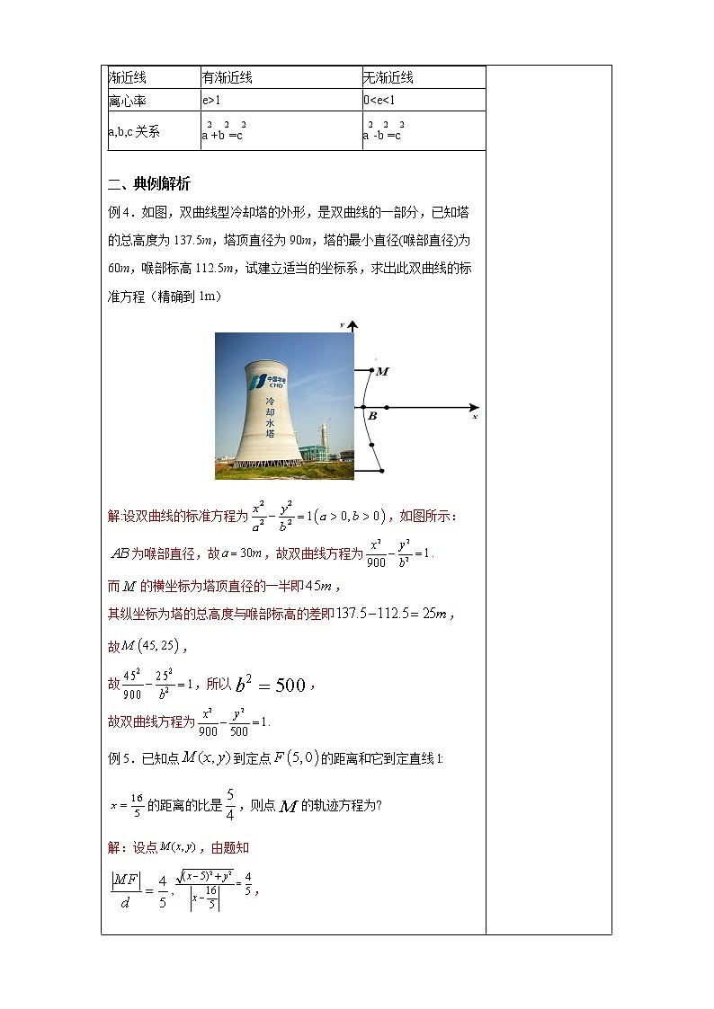【新教材精创】3.2.2 双曲线的简单几何性质（2） 教学设计-人教A版高中数学选择性必修第一册第3页