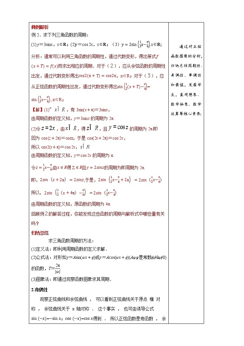 5.4.2 正弦函数、余弦函数的性质（1）第3页