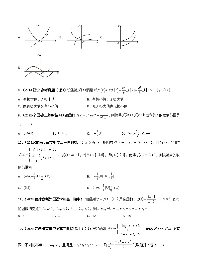 专题16  函数与导数专题测试卷（二）（学生版+教师版）02
