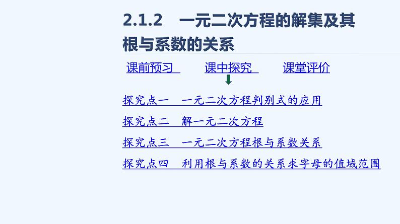 2.1.2　一元二次方程的解集及其根与系数的关系 课件02