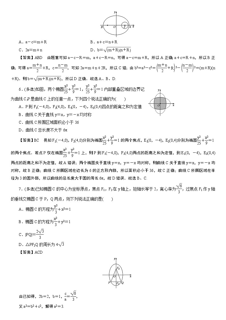 23版新高考一轮分层练案(四十六)　椭圆的定义、标准方程及简单几何性质第2页
