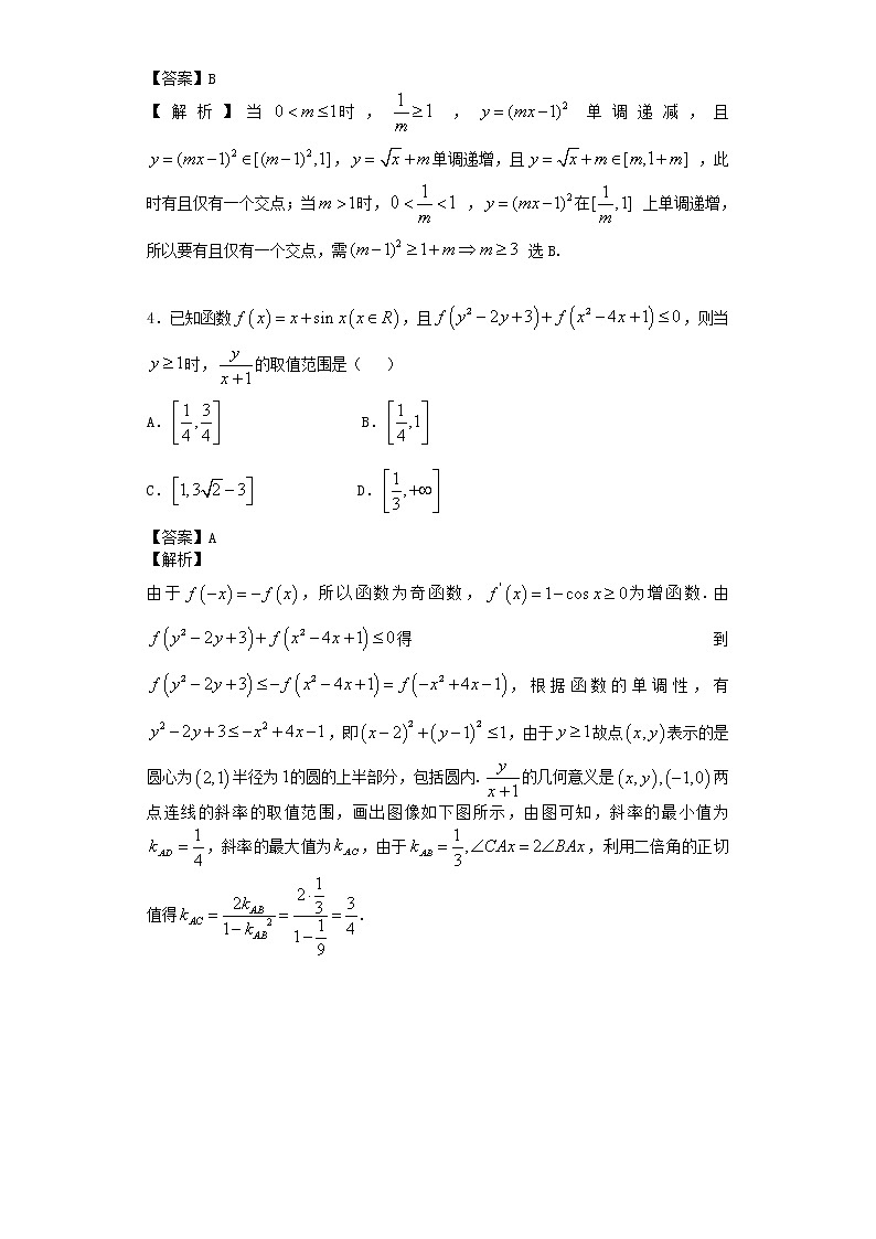 《高考数学二轮复习培优》第03讲 函数性质选择填空压轴题专练第2页