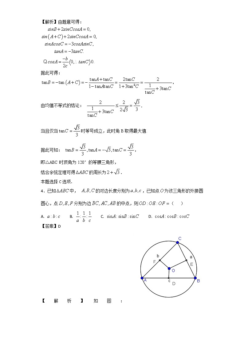 《高考数学二轮复习培优》第22讲 三角函数高考选择填空压轴题专练第2页