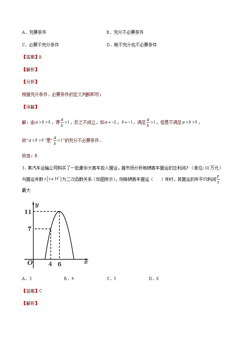 第二章 一元二次函数、方程和不等式 单元综合测试卷-高一数学新教材同步配套教学讲义（人教A版2019必修第一册）02