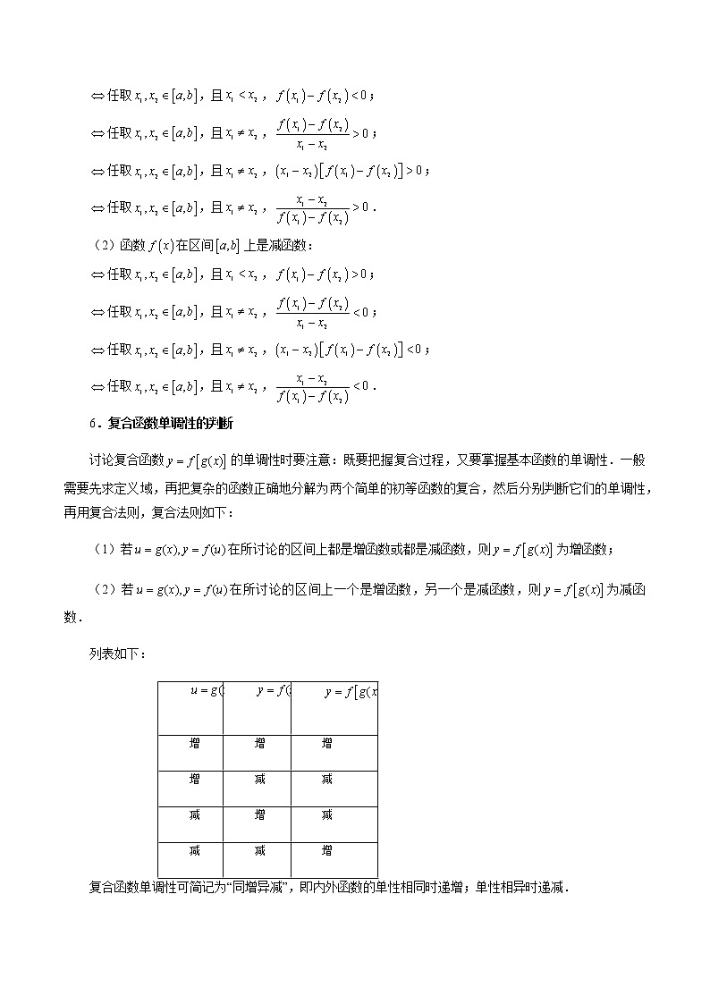 3.2.1 单调性与最大（小）值（原卷版）第3页
