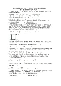 浙江省稽阳联谊学校2022-2023学年高三数学上学期11月期中联考试题（Word版附答案）
