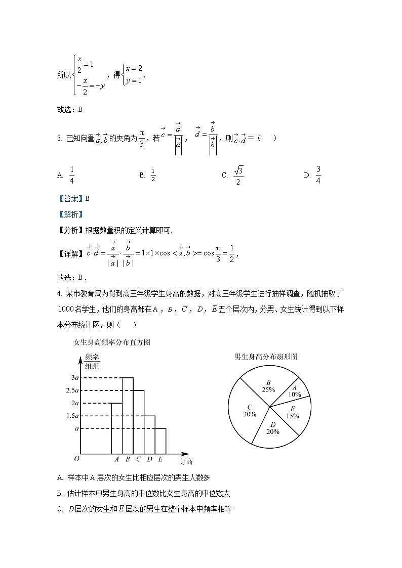 陕西省宝鸡市金台区2022-2023学年高三文科数学上学期10月教学质量试题（Word版附解析）第2页