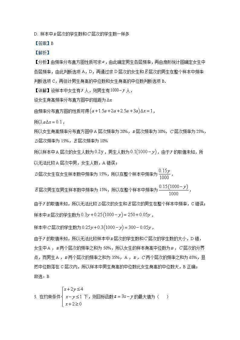 陕西省宝鸡市金台区2022-2023学年高三文科数学上学期10月教学质量试题（Word版附解析）第3页
