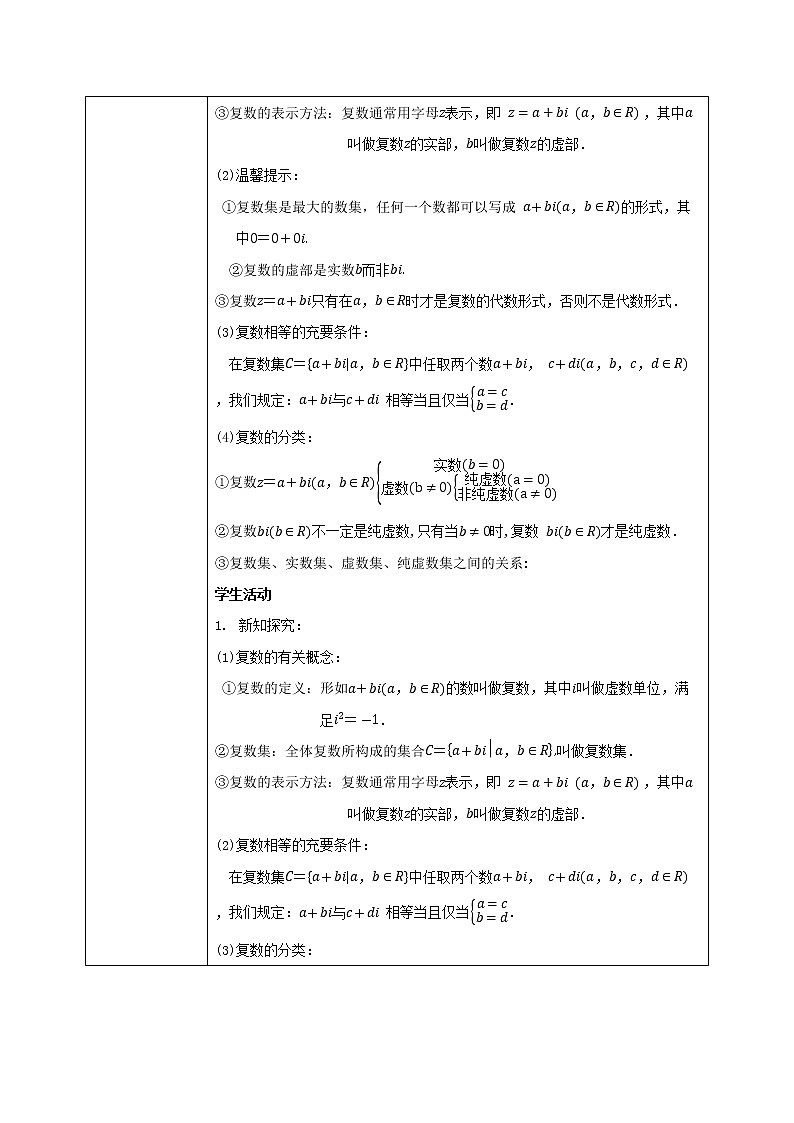 7.1《复数的概念及数系的扩充》课件+教案02