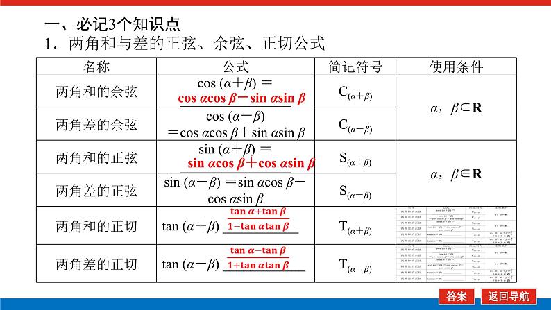 高考数学一轮复习配套课件 第四章 第三节 三角恒等变换06