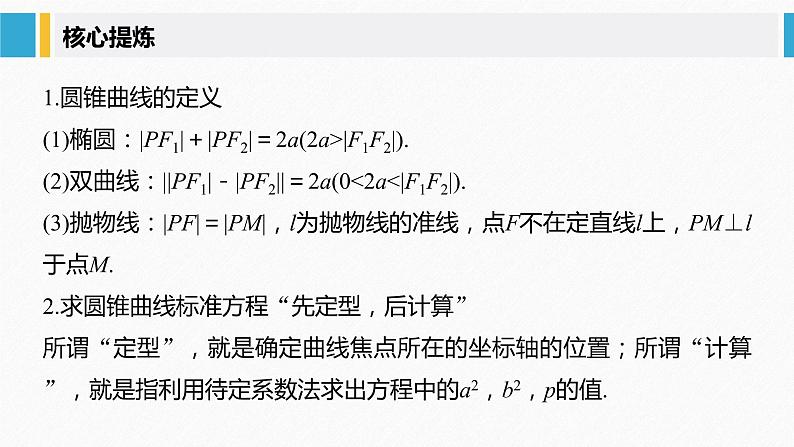 《新高考数学大二轮复习课件》专题六 第2讲 圆锥曲线的方程与性质05