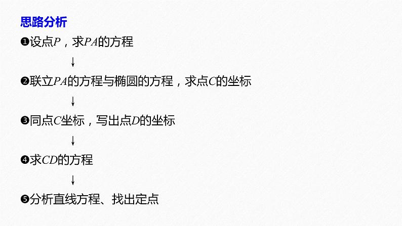 《新高考数学大二轮复习课件》专题六 第4讲 母题突破2 定点问题第5页