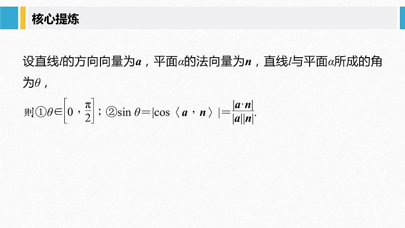 《新高考数学大二轮复习课件》专题四 第3讲 空间向量与空间角05