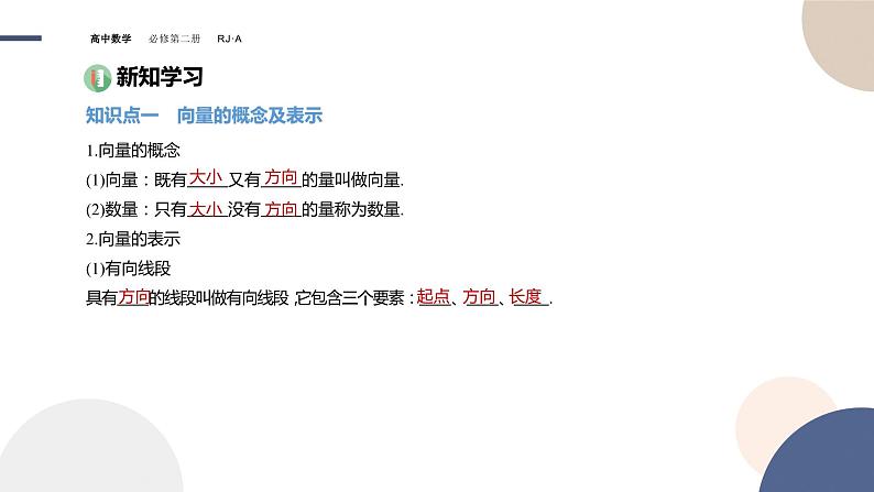 6.1平面向量的概念（课件PPT）第3页