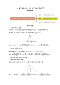 4.6解三角形中的中线、角平分线、高线问题（精讲）-【题型·技巧培优系列】最新高考数学大一轮复习精讲精练（新高考地区）