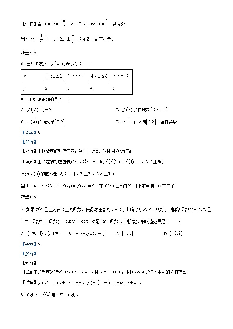 湖南省长沙市长沙县、望城区、浏阳市2021-2022学年高一上学期期末调研考试数学试题含解析第3页