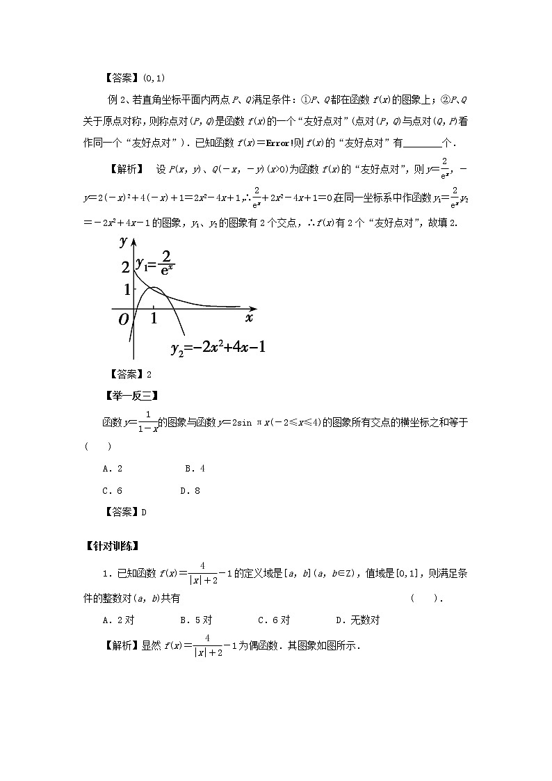 高中数学一轮复习微专题第④季函数与方程及函数模型：第8节  函数图像的应用第2页