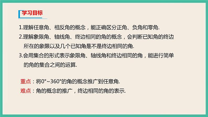 5.1.1《任意角》课件02