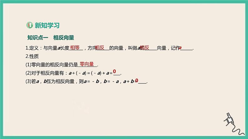 6.2.2《向量的减法运算》课件03