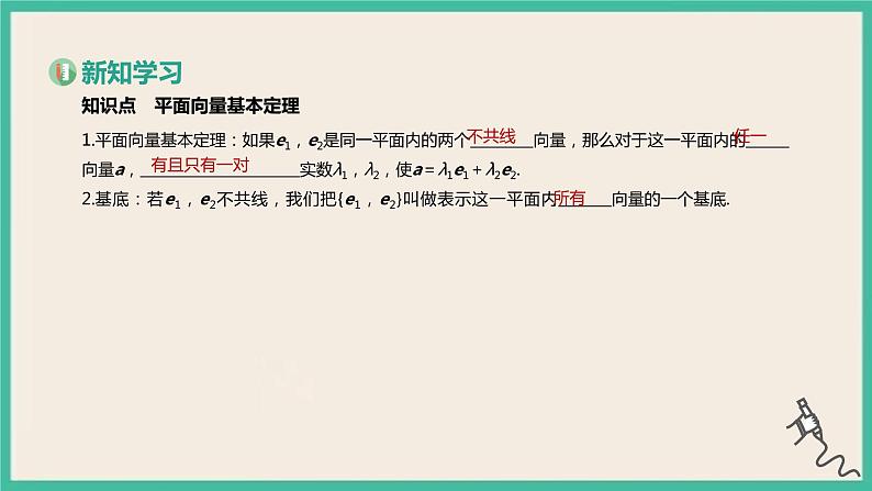 6.3.1《平面向量基本定理》课件03