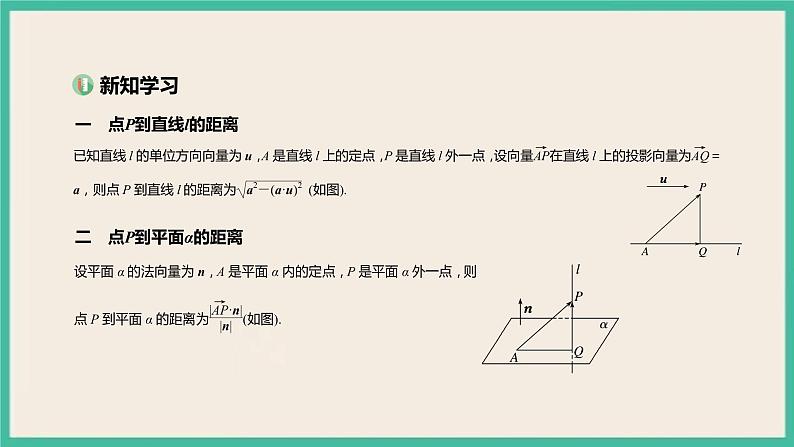 1.4.2.1《 用空间向量研究距离、夹角问题》课件第3页