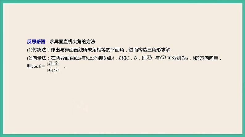 1.4.2.2《 用空间向量研究距离、夹角问题》课件第7页