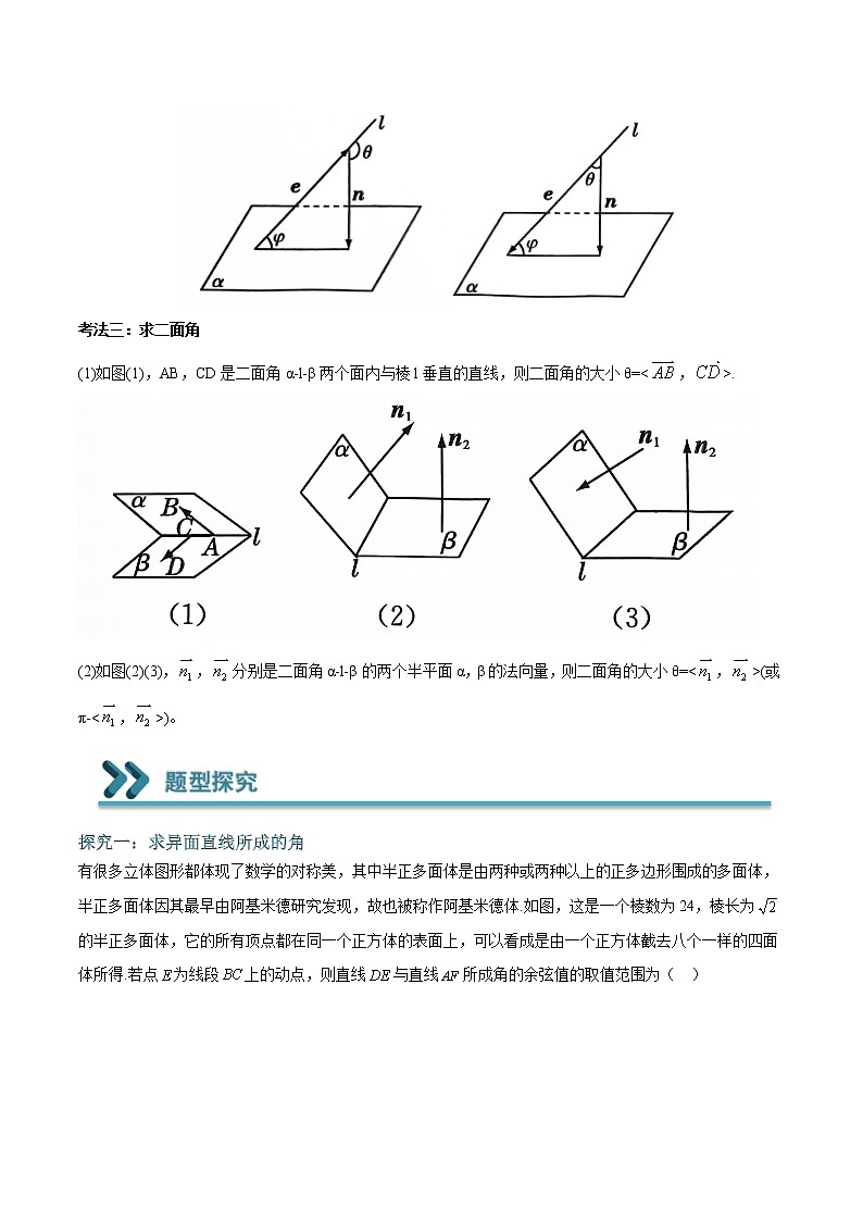 常考题型03 用向量法求空间角（解析版）第2页