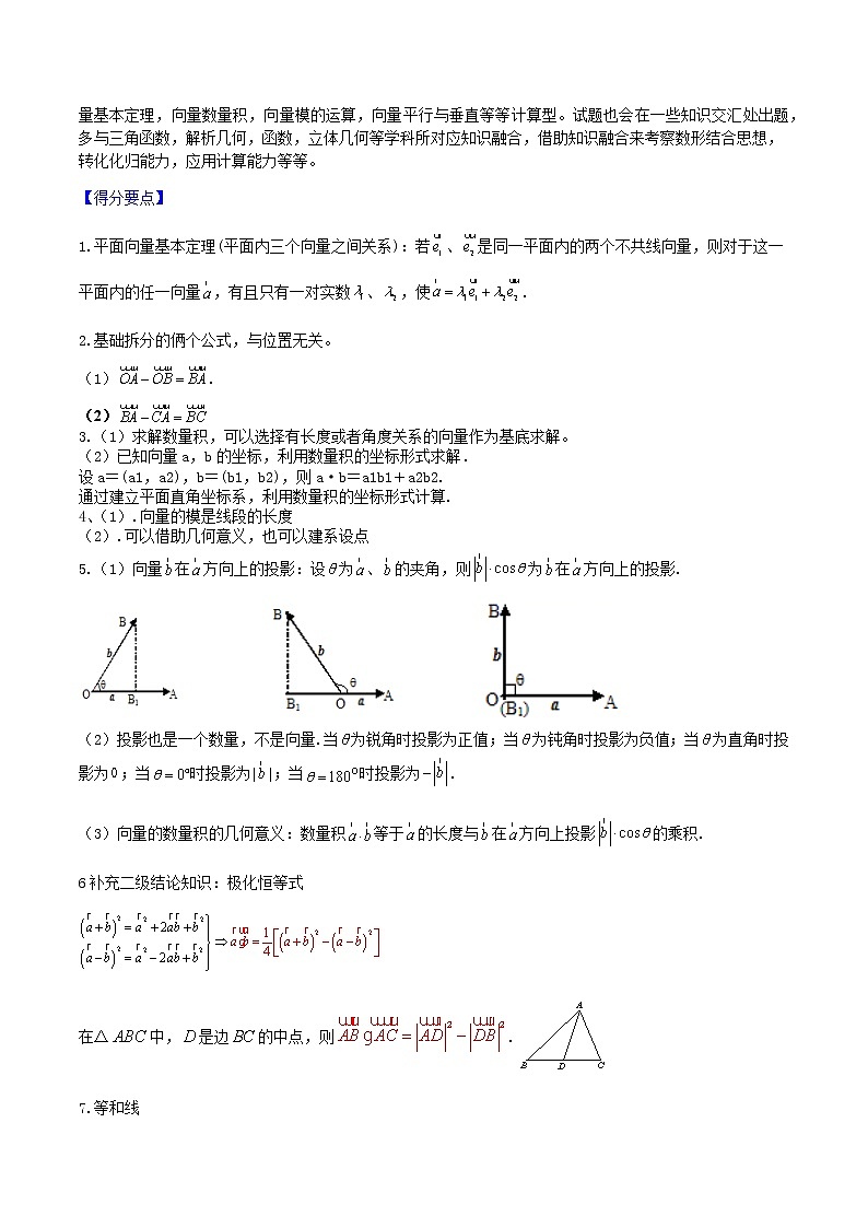 【高考真题解密】高考数学真题题源——专题03《平面向量》母题解密（新高考卷）（解析版）第2页