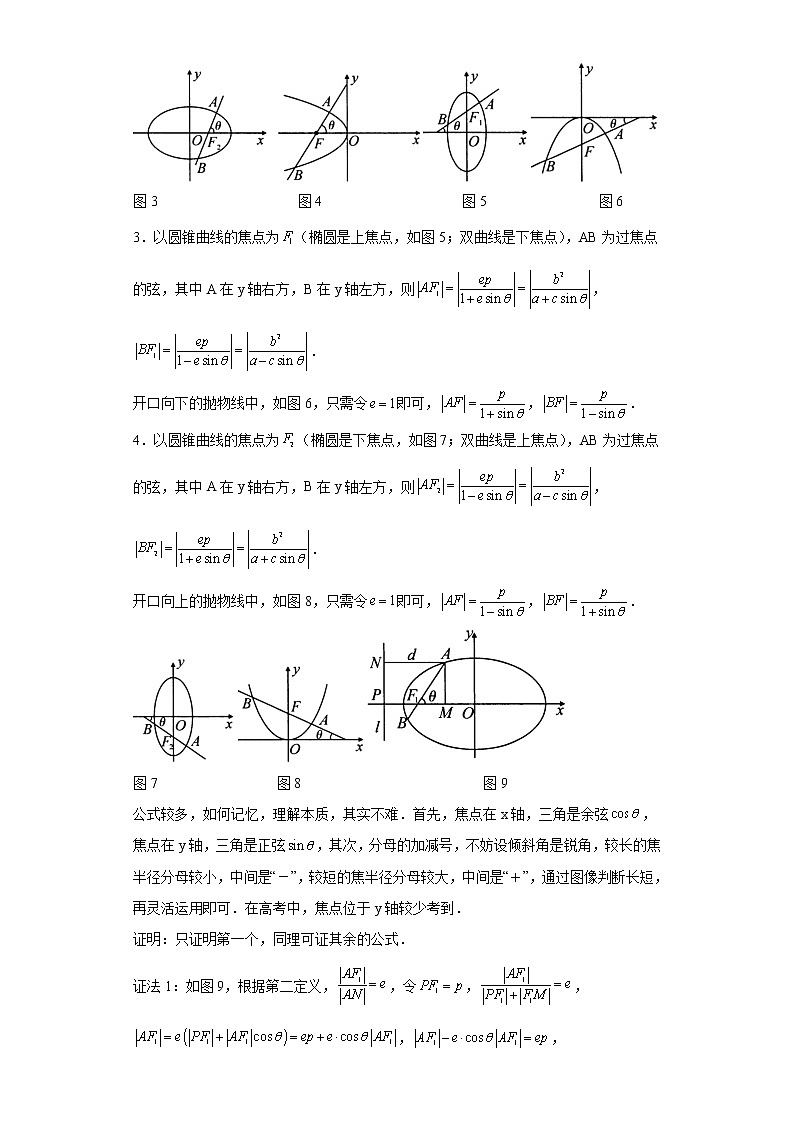 专题9  圆锥曲线第二定义的应用  微点1  圆锥曲线第二定义的应用（一）03