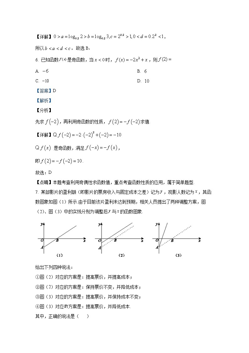 重庆市永川北山中学2022-2023学年高一数学上学期期中试题（Word版附解析）03