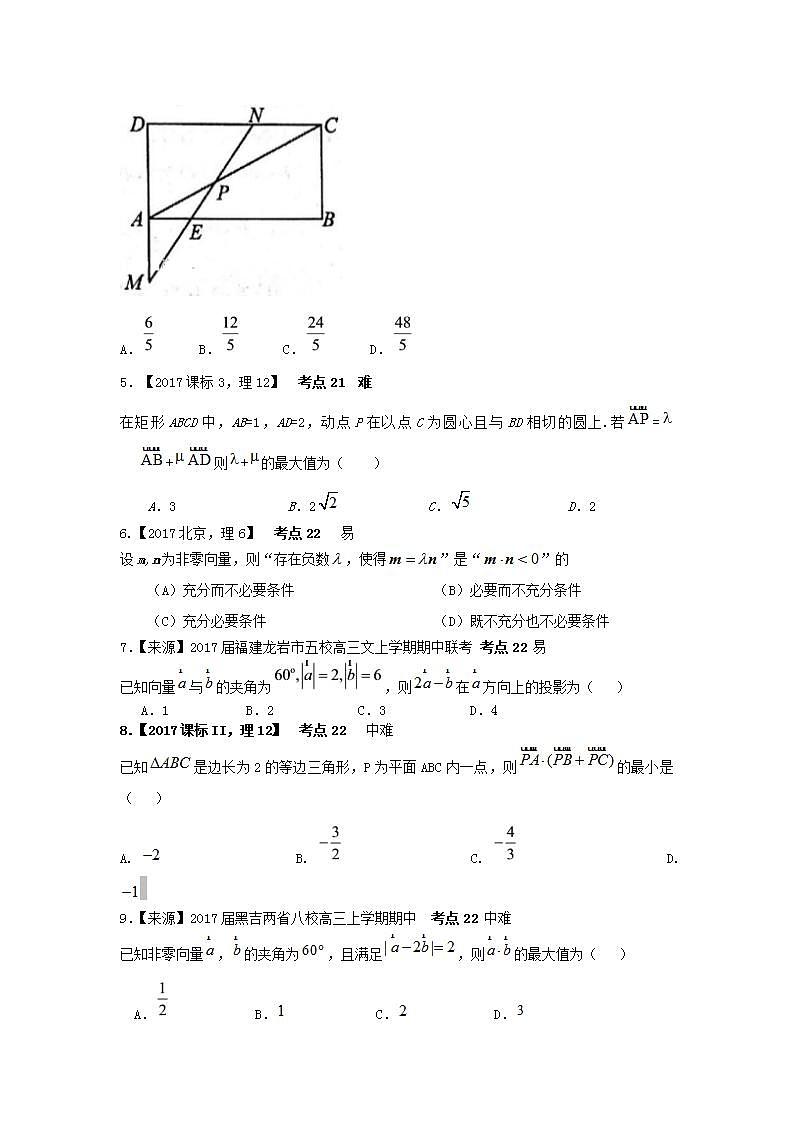 2019衡水名师原创理科数学专题卷：专题八《平面向量》第2页