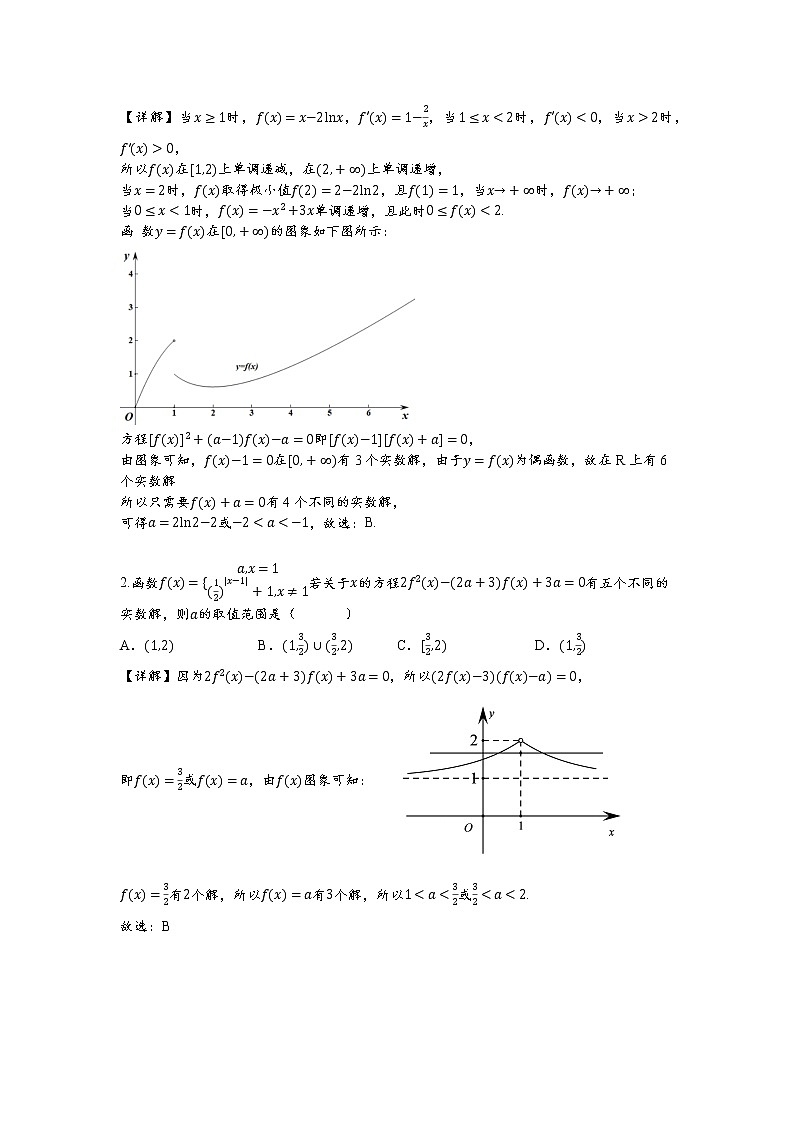 第5讲   2023高考热点分类提分复习   复合二次型和镶嵌函数的零点第3页
