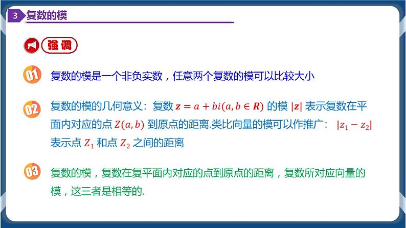 7.1.2 复数的几何意义-高一数学同步教学课件（人教A版2019必修第二册）07