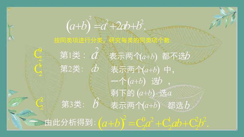 高中数学选择性必修3 精品同步课件  10  二项式定理04