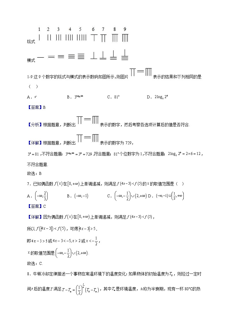 2021-2022学年广东省东莞外国语学校高一上学期第二次月考数学试题（解析版）第3页