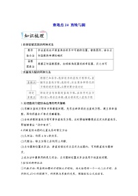 重难点24 直线与圆—2023年高考数学【热点·重点·难点】专练（全国通用）（原卷版）