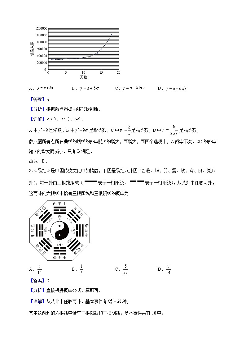 2021-2022学年福建省华安县第一中学高二下学期期中考试数学试题（解析版）03