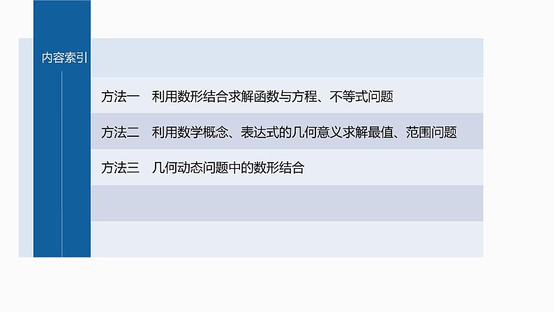 新高考数学二轮复习思想方法第2讲数形结合思想课件04