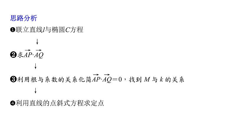 新高考数学二轮复习专题六第4讲母题突破2定点问题课件04
